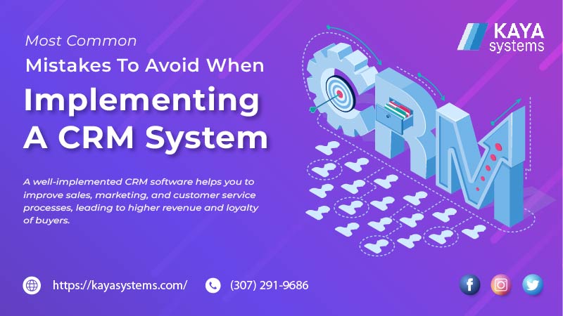 Most Common Mistakes to Avoid When Implementing a CRM System